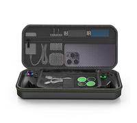 TEHAOUU Étui de rangement compatible avec ROG XBOX Ally X, comprend 2 protecteurs d'écran en verre trempé, 4 poignées pour les pouces, un kit de nettoyage