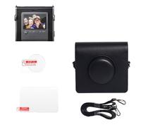 TEHAOUU Étui de transport et films compatibles avec large sac de rangement EVO pour objectif trempé, film d'écran HD 9H, sac portable accessoires pour appareil photo, noir, Portable