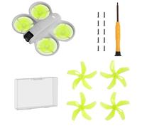 TEHAOUU Hélices colorées pour drone DJI Neo - Hélices silencieuses - Légères et durables - Accessoires DJI Neo - Pièce de rechange rapide - 4 pièces (vert)