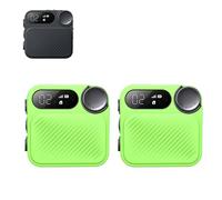 TEHAOUU Lot de 2 coques en silicone pour interphone Xiaomi Mi Sports, résistante aux chocs, aux chutes, antidérapante - Souple - Vert lumineux