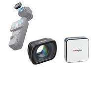 TEHAOUU Objectif à fixation magnétique compatible avec DJI OSMO Pocket 3 Objectif grand angle/objectif macro Creator Combo Accessoires Fixation magnétique Verre optique multicouche (objectif macro)