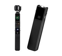 TEHAOUU Poignée de batterie à charge rapide compatible avec DJI Osomo Pocket 3 Poignée de batterie 6000 mAh Pocket 3 Accessoires