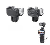 TEHAOUU Station de charge à dégagement rapide, compatible avec caméra DJI Pocket 4 Pocket 3, base d'alimentation à double port, support de charge pour caméra à cardan pour alimentation de prise de vue
