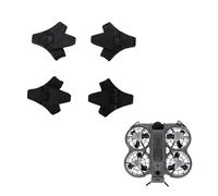 TEHAOUU Train d'atterrissage pliable compatible avec DJI NEO2, trépied surélevé de 1 cm pour décollage et atterrissage par drone, support de protection résistant aux rayures (noir)