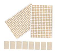 TEHAUX 1 Jeu Lot De Étiquettes Autocollantes Rondes Dorées Stickers Points Adhésifs Pour Codage Et Scellage À Usage Domestique Et Bureau 10 Feuilles