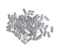 TEHAUX 1 Jeu Pendentifs Alliage Avec Messages Inspirants Pour Création De Bijoux Diy Accessoires Vintage Pour Colliers Et Bracelets 100 Pièces