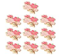 TEHAUX 10 Épingles en Émail à Fleur de Cerisier Légères et Portables en Alliage de Zinc pour Paquet et Accessoires, Design Élégant Inspiré Printemps pour Occasions Spéciales