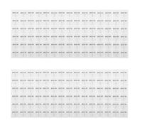 TEHAUX 10 Feuilles Étiquettes de Péremption des Aliments de Restaurant, Autocollants pour Réfrigérateur, 10 Feuilles, Papier, Adhérence Forte, Suivi de Date, Congélateur, la Cuisine,