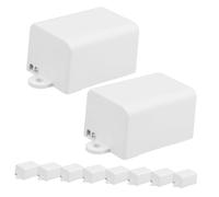 TEHAUX 10 pièces Boîte Électrique Plastique PC Étanche Boîte de Jonction Extérieure pour Alimentation et Câblage Boîtier Stable et Robuste pour Projets Électroniques Polyvalents