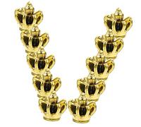 TEHAUX 10 Pièces Charme De Bricolage Bijoux Briller Décoration Perles Pour Bracelet Adorable Pendentif Charme Bricolage Clé Mini Breloques Couronne Perles De Couronne Beaux Pendentifs Pvc