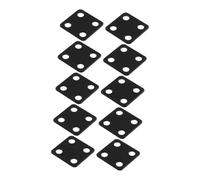 TEHAUX 10 Pièces Cooling Fan Buckle Set For CPU Radiator Connector Four Row Clip For Gaming Computer And Workstations Enhances Cooling Efficiency And Reduces Vibration