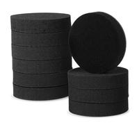 TEHAUX 10 pièces Lot de Éponges Haute Densité Souples Coussinets de Ponçage et Polissage sans Trous Interface pour Ponceuse Orbitale et Polisseuse Automobile