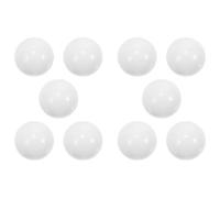 TEHAUX 10 Pièces Perles de Roue Russe en Acrylique Blanc, Rondes | Pièce de Rechange Solide et Résistante à L’usure, pour Bars, Soirées de Jeu, Roues et Pistes