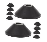TEHAUX 10 pièces Rondelles Coniques Caoutchouc pour Vis de Siège de Toilette Anneaux Étanches pour Réservoir Eau Kit de Réparation Toilette Durable Remplacement de Vis pour Cuvette Wc