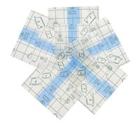 TEHAUX 100 Feuilles de Palettes de Maquillage Auto-Adhésives Transparentes 6 CM Pellicules Jetables Imperméables pour Mélange de Fond de Teint Correcteur et Fard Outil Maquillage pour