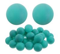 TEHAUX 100 Pièces Balles de Ping-Pong Mates Colorées 40mm sans Lettres | Pp, Ronde et Équilibrée, Prise en Main Améliorée, Décorable Facilement, Fêtes D'entreprise et Carnaval
