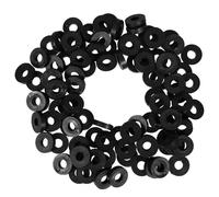 TEHAUX 100 Pièces Lot de Coussinets Caoutchouc Anti-vibration pour Climatisation Tampons Isolants Durables Amortisseurs Bruit et Vibration pour Supports de Climatiseur Intérieur