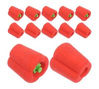 TEHAUX 100 Pièces Mini Vegetable Erasers Bulk Cute Pepper-shaped Erasers For Classroom Prizes Safe Tpr Material Fun Stationery Rewards And Drawing Accessories