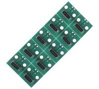 TEHAUX 10Pièces Adaptateur PCB USB C Broches pour Connecteur Lot Conversion pour Transmission de Données Installation Facile et Durable