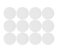 TEHAUX 12 Pièces Diffuseur de Lumière Rond en PC Blanc 3,9 Pouces pour Plafonnier LED Encastré Éblouissement et Diffusion Uniforme, pour Bureaux et Photographie