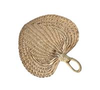 TEHAUX 12 Pièces Éventail de Mariage Portatif en Feuille de Quenouille | Décoration Réutilisable pour Noces et Cérémonies de Jardin, Style Ferme Tropical Bohème