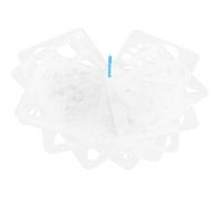 TEHAUX 12 Pièces Pochoirs Géométriques Plastique pour Garçon Fille Modèles de Fleur et Étoile pour Dessin Précis Pochoirs Créatifs pour Loisirs DIY et Peinture Artistique