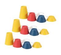 TEHAUX 12 Pièces Tee de Golf Réutilisable en Caoutchouc | Base pour Balle de Golf, Accessoire D’entraînement, pour Club et Balle, Caoutchouc Robuste