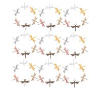 TEHAUX 120 Pièces Dragonfly Charms Alliage Vintage pour Fabrication de Bijoux DIY Pendentifs Libellule Symboliques pour Boucles Oreilles Colliers Bracelets et Décoration