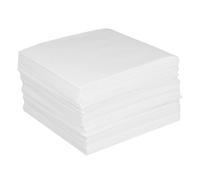 TEHAUX 1200pcs Chiffon de Nettoyage pour Lunettes et Lentilles de Microscope en Non-tissé Blanc, Lingettes Pré-humidifiées Haute Absorption D'huile pour Laboratoires et Équipements