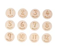 TEHAUX 12pièces Cartes Mensuelles pour Cartes Anniversaire pour De Naissance pour Commémoratives avec Jalons De Croissance