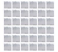 TEHAUX 14 Feuilles Self-adhesive Holographic Anti-counterfeiting Stickers Tamper Evident Round Labels For Packaging Security And Business Use