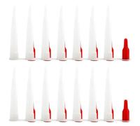 TEHAUX 14 Pièces Embouts de Tube de Calfeutrage à Visser, Plastique, Buse | Remplacement pour Embouts Bouchés, Stockage Étanche, Changement Rapide, Pose Nette sur Joints et Plans