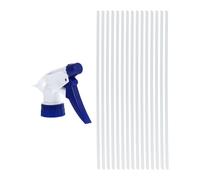 TEHAUX 15 Pièces Buses de Pulvérisation en Plastique Bleu pour Bouteilles Variées, Fonction Pratique et Forte Applicabilité, Adaptées pour Arrosage Jardin