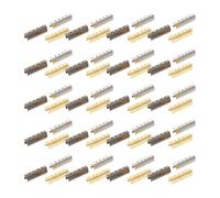 TEHAUX 150pcs Embouts de Lacets Métal Robustes et Sûrs, Embouts de Réparation pour Chaussures, Différentes Couleurs, Diamètre 4mm X 20mm, Accessoires Pratiques pour Lacets