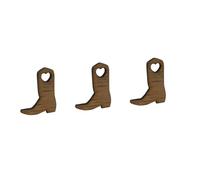 TEHAUX 150pièces Bottes Miniatures Bois Pour Décoration De Mariage Et Événements Western Accessoires Artisanaux Élégants