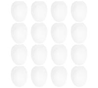 TEHAUX 16 Pièces Paquet Filtrant avec Maillage Fin et Surface Intérieure Lisse en Nylon Blanc Forme Cylindrique Ronde pour Peinture et Revêtement pour Applications de Jardinage et Lignes