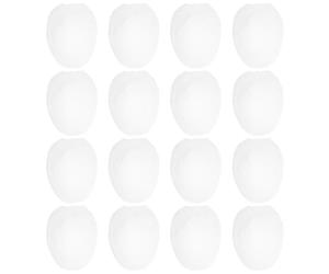 TEHAUX 16 Pièces Paquet Filtrant avec Maillage Fin et Surface Intérieure Lisse en Nylon Blanc Forme Cylindrique Ronde pour Peinture et Revêtement pour Applications de Jardinage et Lignes