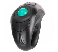 TEHAUX 2.4g Souris sans Fil Trackball Ergonomique à Contrôle Pouce Souris Portable Ghz Compatible Pc Et Ordinateur Portable Forme Dauphin Adaptée Gauchers Et Droitiers Distance Soulage FA