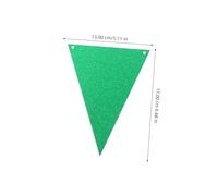 TEHAUX 2 Ensembles Guirlande Fanions Triangle Papier Pailleté Décoration Chic pour Mariage Anniversaire Shower Faciles à Suspendre pour Fête et Salle de Jeux