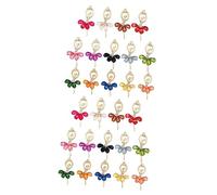 TEHAUX 2 Ensembles Pendentif Fille De Ballet Bricolage Charme De Danseuse De Ballet Charm Pendentif Danseuse De Ballet Charme De Ballet Bijoux Statuette De Danse Résine 14 Pièces * 2