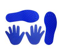 TEHAUX 2 Paires Marqueurs de Sol Tactiles Bleu en Pvc pour Activités Éducatives en Intérieur, Favorisent Interaction Parent-garçon et Filles et Développement Physique et Mental des Garçon