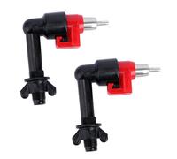 TEHAUX 2 pièces Abreuvoir Poules Automatique Distributeur Eau Volaille Anti-âge Système Abreuvement Pratique pour Poulets Canards Petits Volatiles Installation Facile pour Élevage