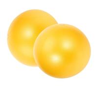TEHAUX 2 Pièces Balle de Pilates Orange en PVC pour Yoga et Exercices à