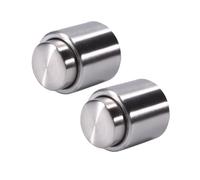 TEHAUX 2 pièces Bouchon de Vin Acier Inoxydable Scellant Étanche et Réutilisable pour Bouteilles Petit Format Facile à Insérer et Retirer Maintien Fraîcheur Du Vin