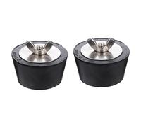 TEHAUX 2 pièces Bouchon Hivernage Piscine Lot de Bouchons Caoutchouc Antigel pour Protection Buses et Canalisations Hiver