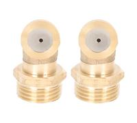 TEHAUX 2 pièces Buse de Brumisation Laiton Lot Buse Atomisation pour Irrigation Agricole Jardinage et Système de Refroidissement Extérieur