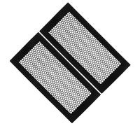 TEHAUX 2 Pièces Cache-ventilation de Sol Silicone Lot de Flexible et Antidérapant Déflecteur Air pour Chauffage et Climatisation Nid Abeille pour Maison et Camping-