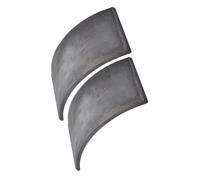 TEHAUX 2 Pièces Cachette en Poterie pour Grenouilles Arboricoles et Crapauds, Toit Incurvé Style Tuile, Finition Écorce Texturée, pour Terrariums et Habitats Reptiles