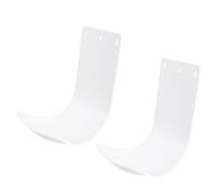 TEHAUX 2 pièces Distributeur Mural Moussant Automatique avec Plateau Récupérateur Blanc Abs Pratique pour Salle de Bain Cuisine Bureau et Lieux Publics