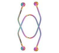 TEHAUX 2 Pièces Entraîneur Confortable Acier Inoxydable Fossettes et Visage en Design Élégant, Améliore L'esthétique Faciale pour Femmes et Hommes